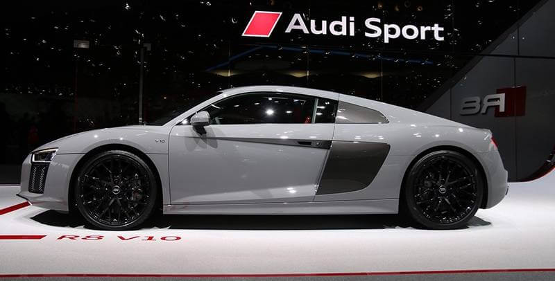 Nardo Grey Audi R8 Paint