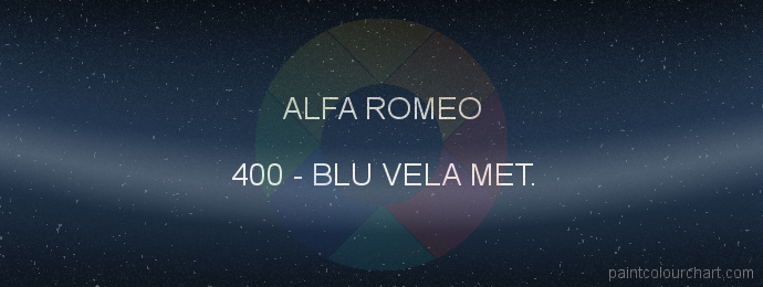 Alfa Romeo paint 400 Blu Vela Met.