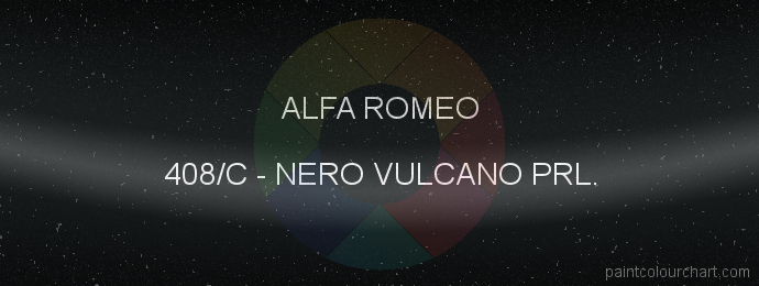 Alfa Romeo paint 408/C Nero Vulcano Prl.
