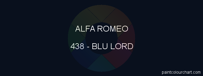 Alfa Romeo paint 438 Blu Lord