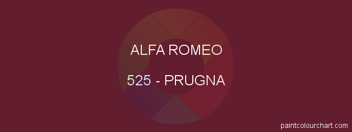 Alfa Romeo paint 525 Prugna