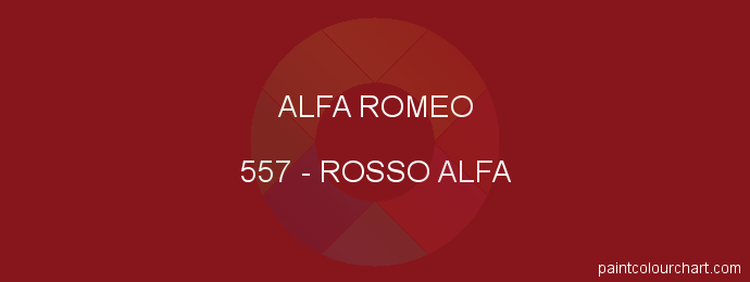 Alfa Romeo paint 557 Rosso Alfa