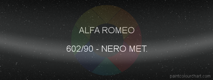 Alfa Romeo paint 602/90 Nero Met.