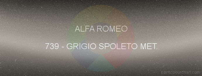 Alfa Romeo paint 739 Grigio Spoleto Met.