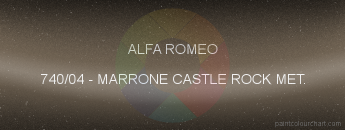 Alfa Romeo paint 740/04 Marrone Castle Rock Met.