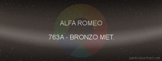 Alfa Romeo paint 763A Bronzo Met.