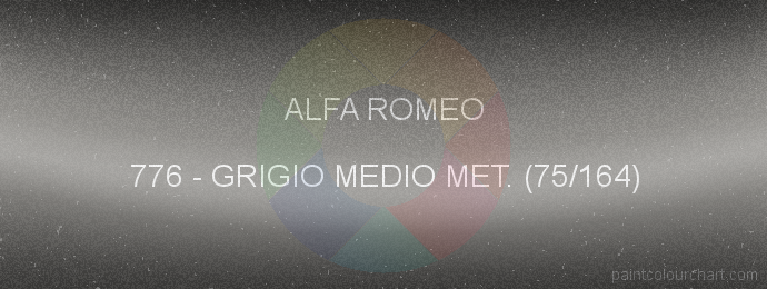 Alfa Romeo paint 776 Grigio Medio Met. (75/164)