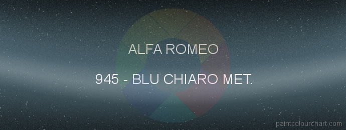 Alfa Romeo paint 945 Blu Chiaro Met.