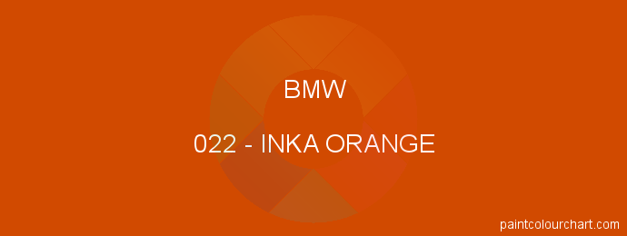 Bmw paint 022 Inka Orange
