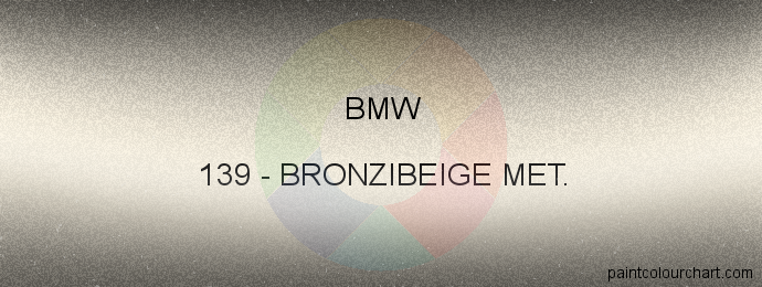 Bmw paint 139 Bronzibeige Met.