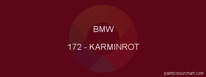 Bmw paint 172 Karminrot