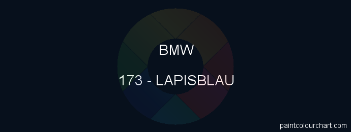 Bmw paint 173 Lapisblau