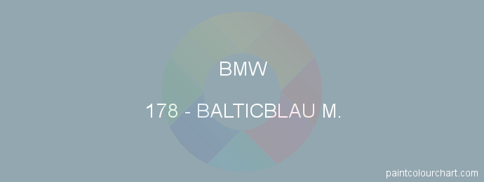 Bmw paint 178 Balticblau M.