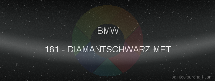 Bmw paint 181 Diamantschwarz Met.