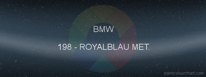 Bmw paint 198 Royalblau Met.