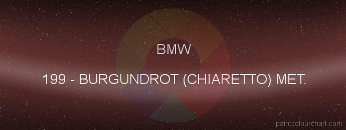 Bmw paint 199 Burgundrot (chiaretto) Met.