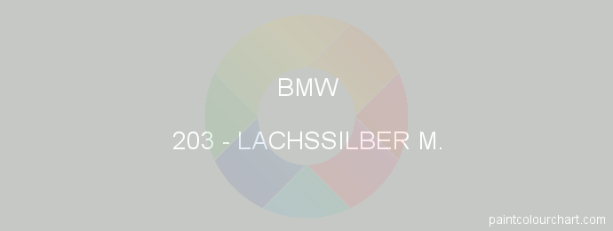 Bmw paint 203 Lachssilber M.