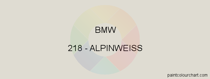 Bmw paint 218 Alpinweiss