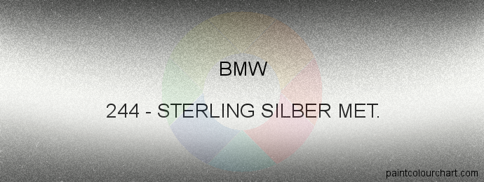 Bmw paint 244 Sterling Silber Met.