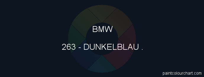 Bmw paint 263 Dunkelblau .