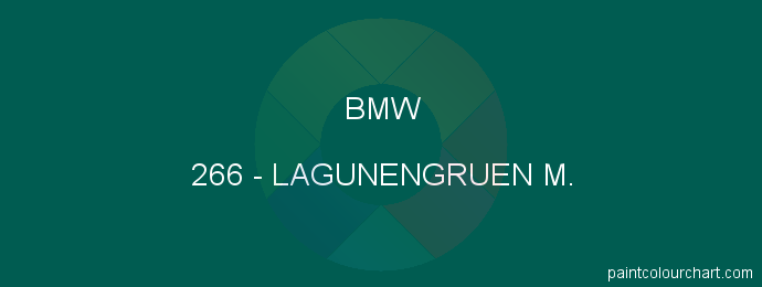 Bmw paint 266 Lagunengruen M.