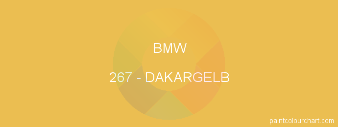 Bmw paint 267 Dakargelb