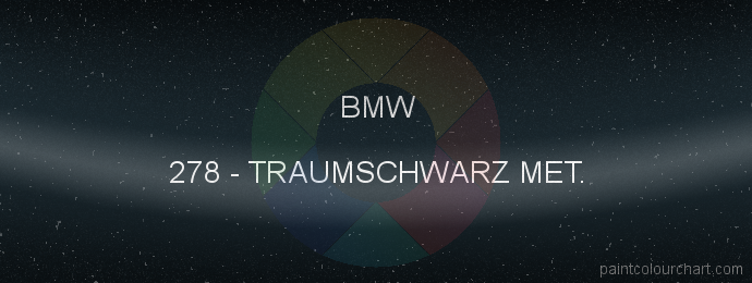 Bmw paint 278 Traumschwarz Met.