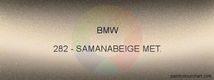 Bmw paint 282 Samanabeige Met.