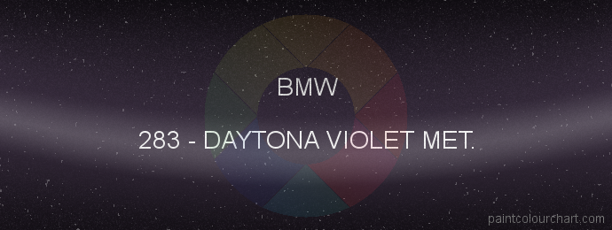 Bmw paint 283 Daytona Violet Met.