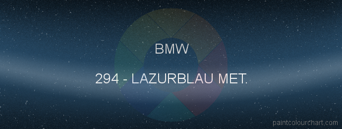 Bmw paint 294 Lazurblau Met.