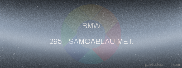 Bmw paint 295 Samoablau Met.