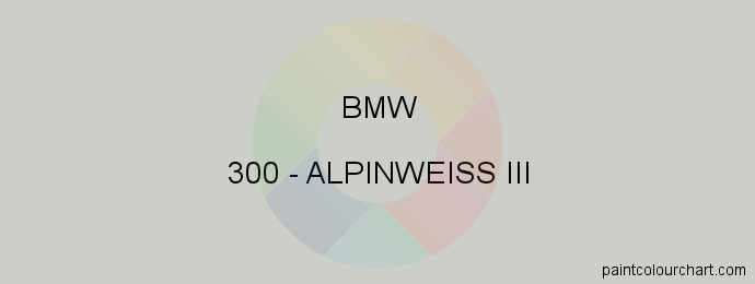 Bmw paint 300 Alpinweiss Iii