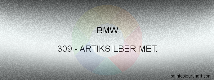 Bmw paint 309 Artiksilber Met.