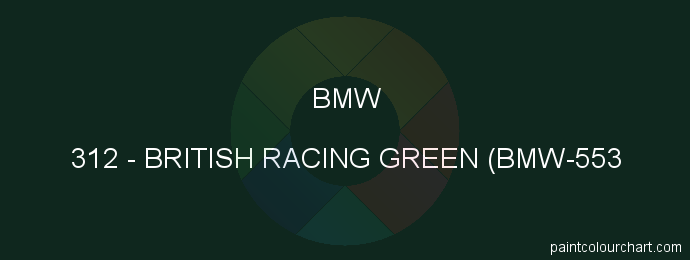 Bmw paint 312 British Racing Green (bmw-553