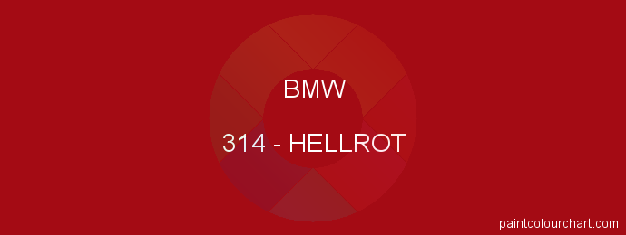 Bmw paint 314 Hellrot