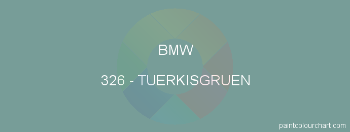 Bmw paint 326 Tuerkisgruen