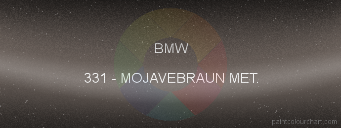 Bmw paint 331 Mojavebraun Met.