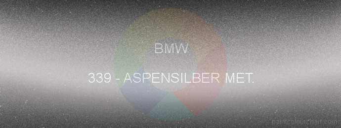 Bmw paint 339 Aspensilber Met.