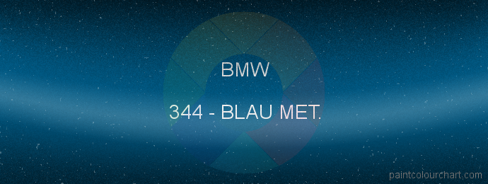 Bmw paint 344 Blau Met.