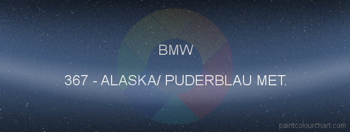 Bmw paint 367 Alaska/ Puderblau Met.