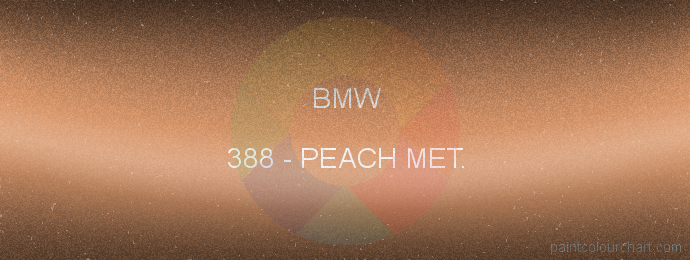 Bmw paint 388 Peach Met.