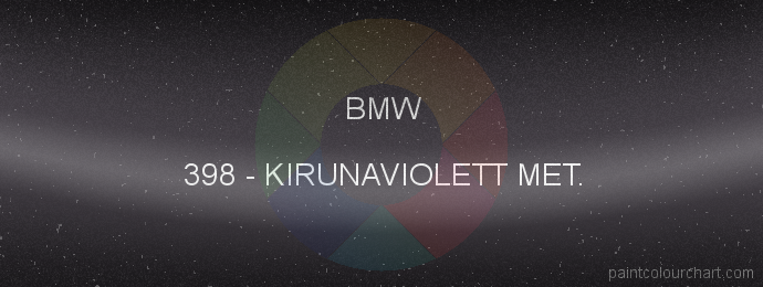 Bmw paint 398 Kirunaviolett Met.