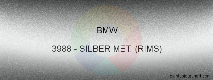 Bmw paint 3988 Silber Met. (rims)