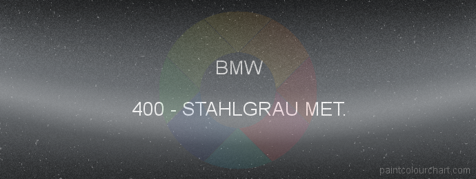 Bmw paint 400 Stahlgrau Met.