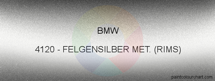 Bmw paint 4120 Felgensilber Met. (rims)