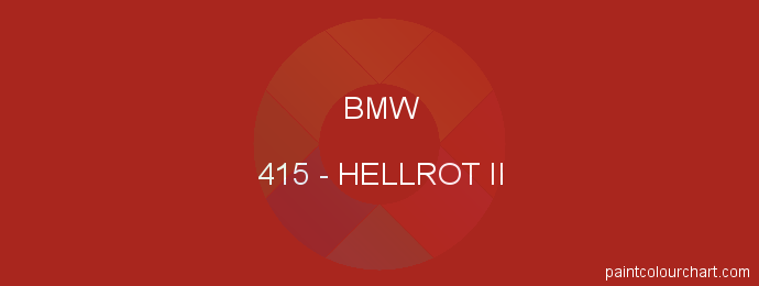 Bmw paint 415 Hellrot Ii