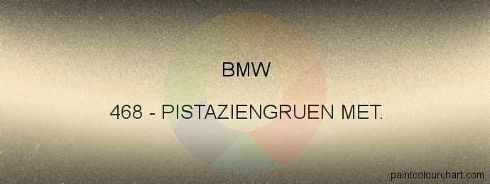 Bmw paint 468 Pistaziengruen Met.