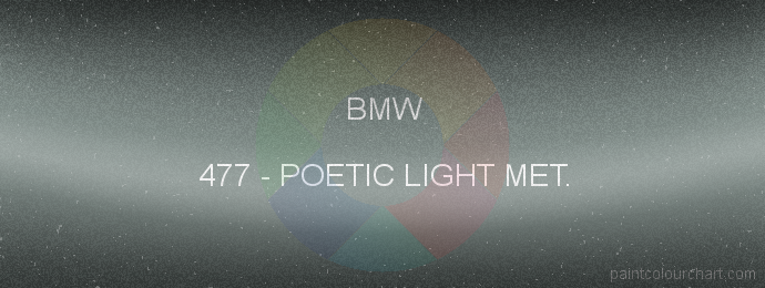 Bmw paint 477 Poetic Light Met.