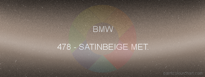 Bmw paint 478 Satinbeige Met.