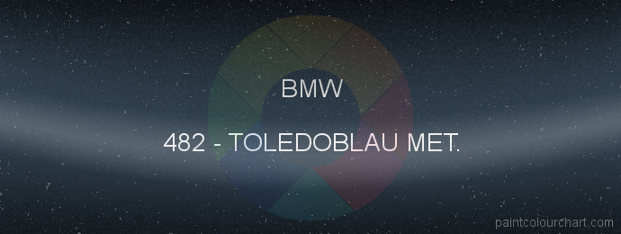 Bmw paint 482 Toledoblau Met.